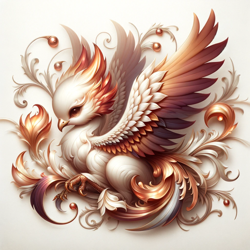 logo of Cute Baby Phoenix Character Typography Design on the GPT Store