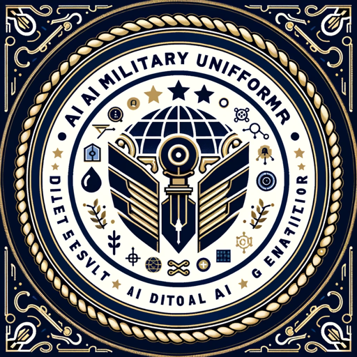 logo of AI Military Uniform Text-to-Image on the GPT Store