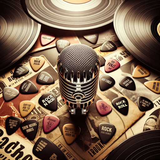 logo of Rock 'n Roll Writer on the GPT Store