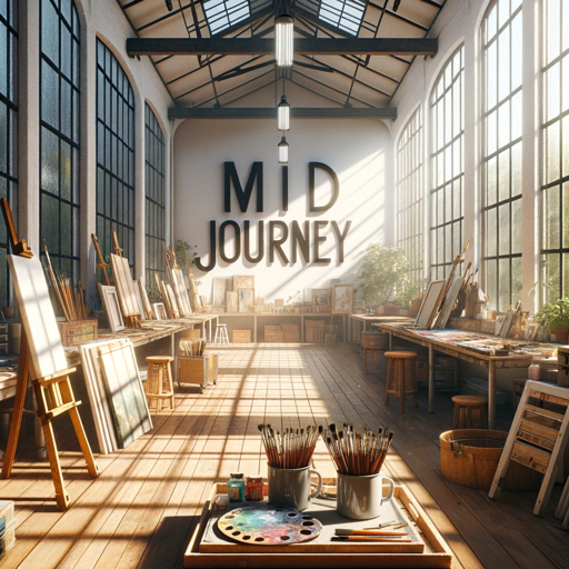 logo of Mid Journey Bot on the GPT Store