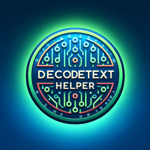 logo of DecodeTextHelper on the GPT Store