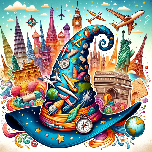 logo of Wanderlust Wizard on the GPT Store