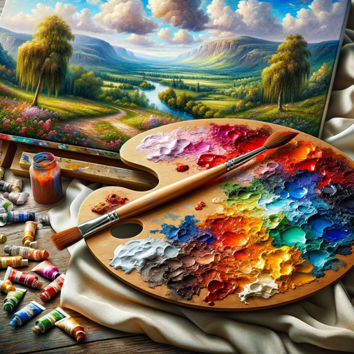 logo of Oil Paint Master on the GPT Store