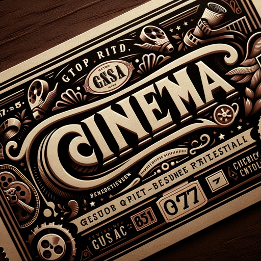 logo of Cinema Scout on the GPT Store