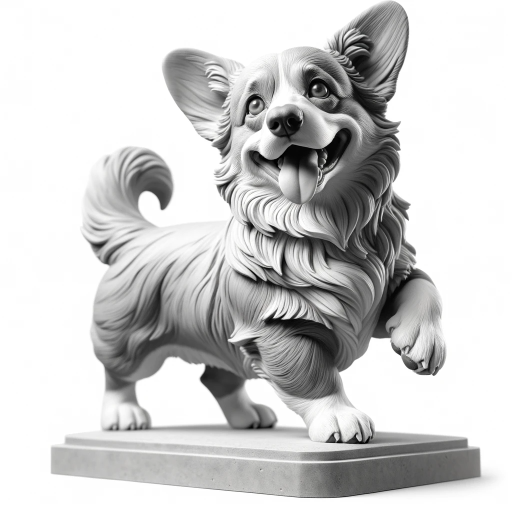 logo of 멍멍 스튜디오 🐾 - 우리 강아지를 고대 조각상처럼! on the GPT Store