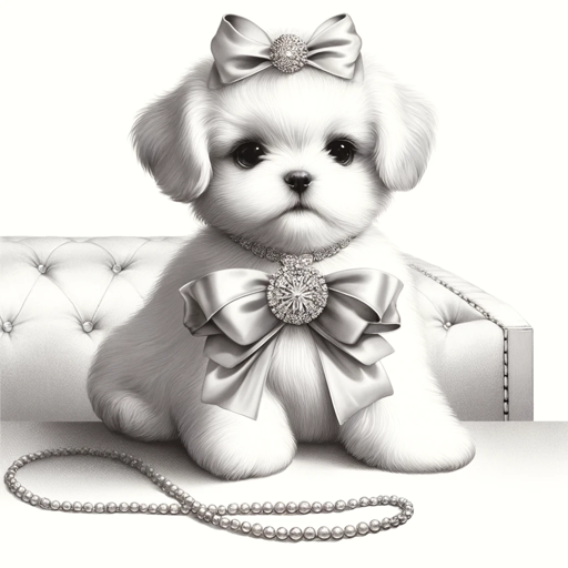 logo of Cute Baby Dog Character Typography Design on the GPT Store