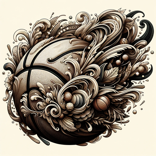 logo of Basketball Typography POD T-Shirt Design on the GPT Store