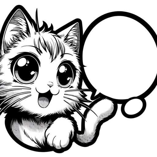logo of The Cat Manga Bubbles on the GPT Store