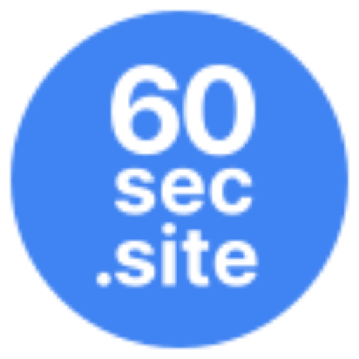 AI Website Builder - Powered by 60sec.site on the GPT Store