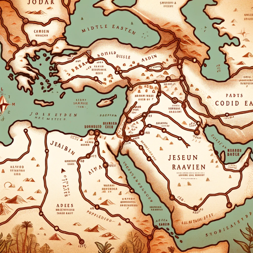 logo of 성경 지도 탐색기-교회 성경 설교 목회 (Bible Map) on the GPT Store