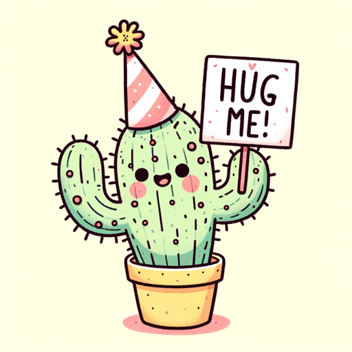 logo of Cuddles the Cute Cactus Cartoon Comic Creator (6C) on the GPT Store