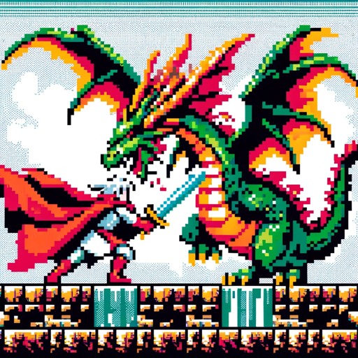 8-Bit Dungeon, a text adventure game on the GPT Store