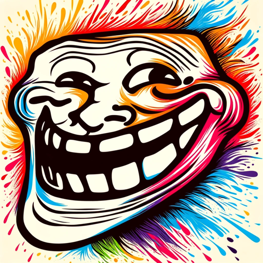 logo of Trollface EXTRAVAGANZA on the GPT Store