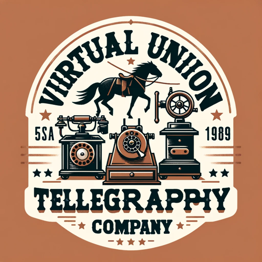 logo of Virtual Union Telegraphy Company on the GPT Store
