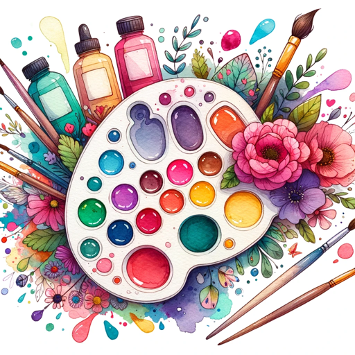 logo of Artistic Watercolor Wizard on the GPT Store