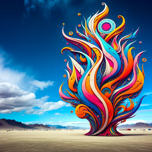 logo of Spectacular Burning Man Designer on the GPT Store