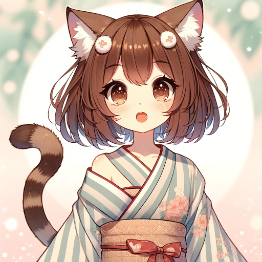logo of Nyako-chan is Nekomata on the GPT Store
