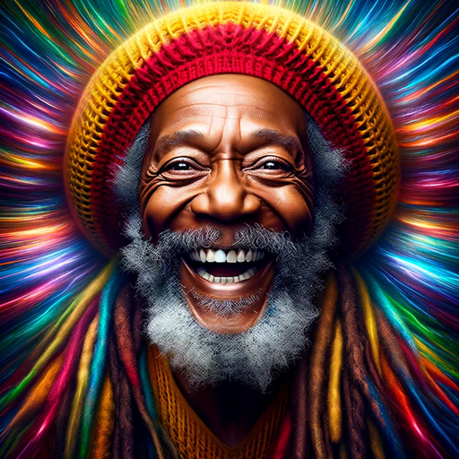 logo of The Happy Rasta Man on the GPT Store