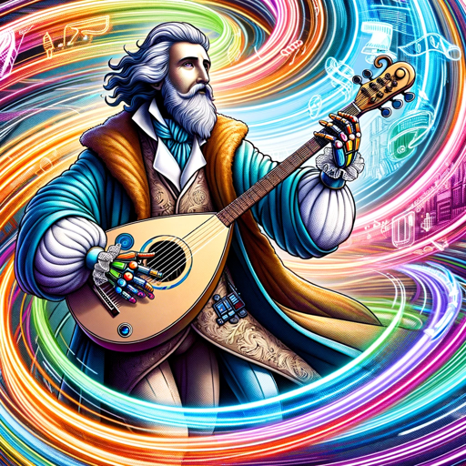 logo of Chronos, the Time-Travelling Troubadour on the GPT Store
