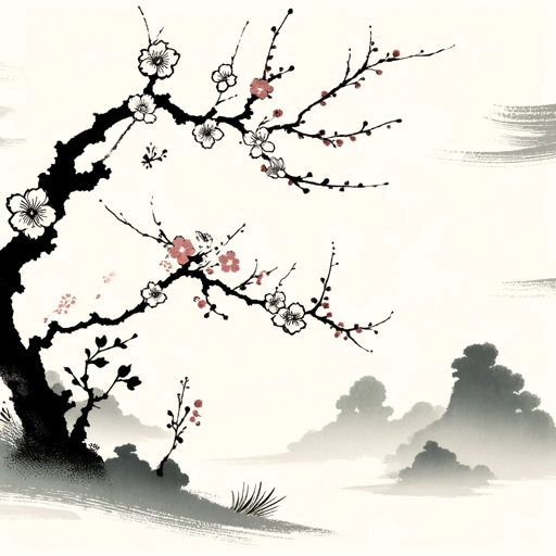 logo of Midjourneyで墨絵風の絵を作成するプロンプト on the GPT Store