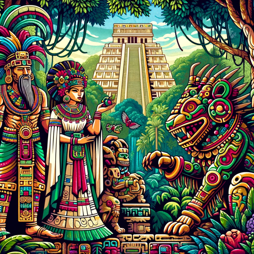 logo of Mayan mythology on the GPT Store