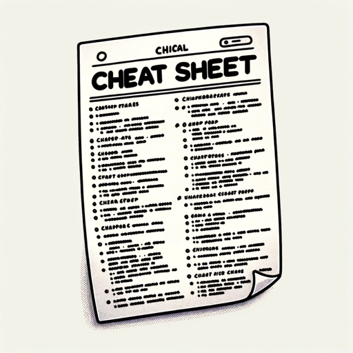 logo of Cheat Sheet Maker on the GPT Store