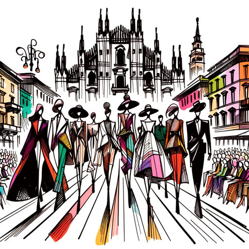 logo of Glamorous Milan Fashion Illustrator on the GPT Store