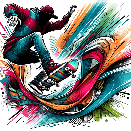 logo of Skateboard Artwork Creator on the GPT Store