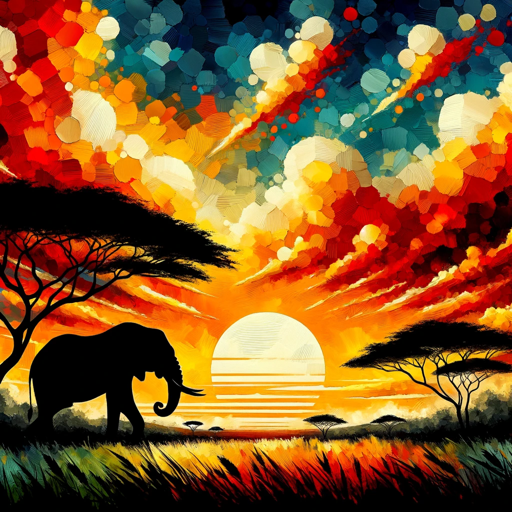 logo of Brush painting with African environment on the GPT Store