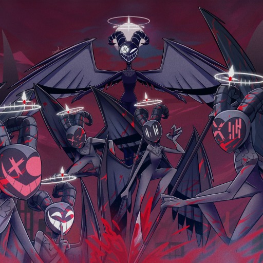 logo of Hazbin Hotel fanfiction The Exterminator Angels. on the GPT Store
