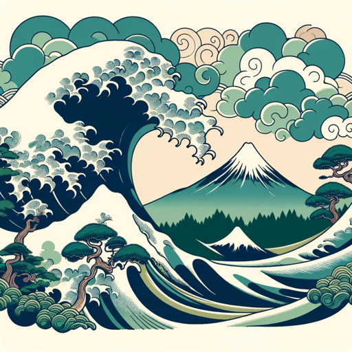 logo of Hokusai Illustrator on the GPT Store