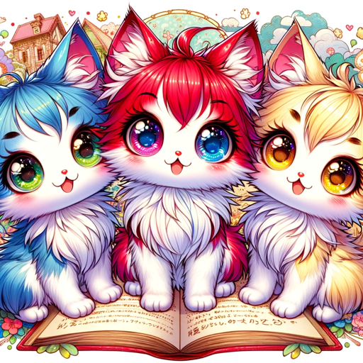 logo of 三つ子ネコの絵本クリエイター on the GPT Store