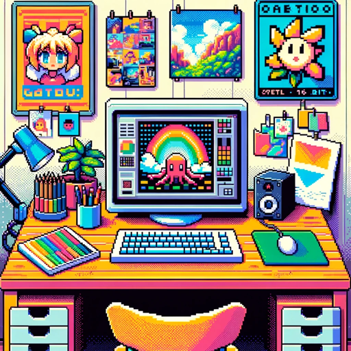 logo of 16-bit Pixel maker on the GPT Store