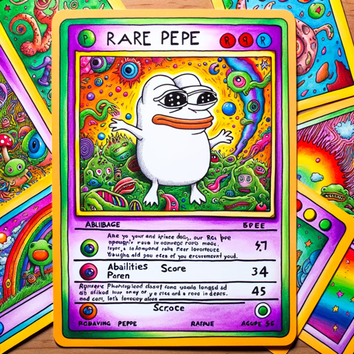 logo of Rare Pepe Card Meme Creator on the GPT Store