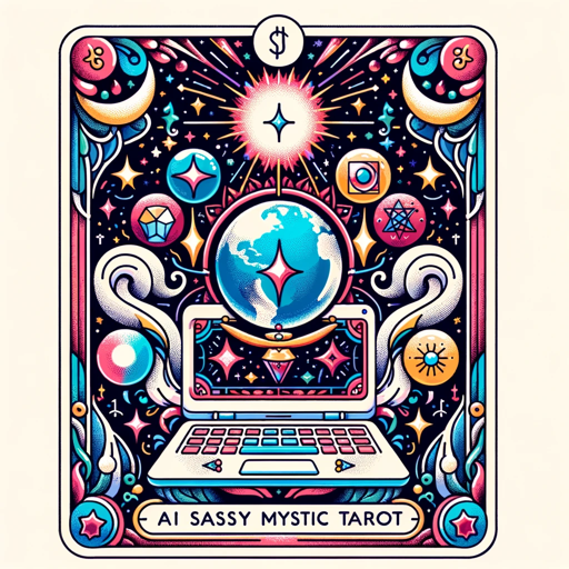 logo of Ai Sassy Mystic Tarot on the GPT Store