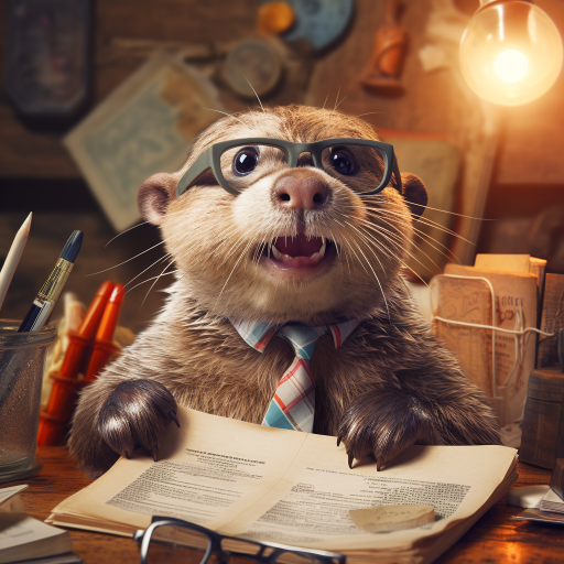 logo of Otter.ai Transcript Summarizer (ai guy) on the GPT Store