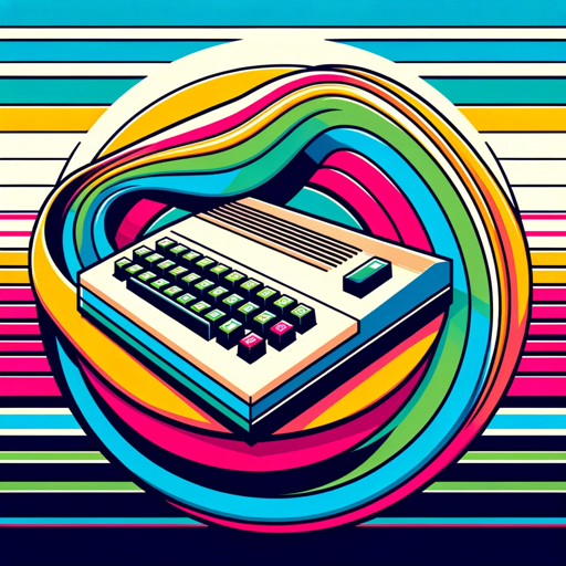 logo of C64 FOREVER. The COMMODORE 64 UNIVERSE on the GPT Store
