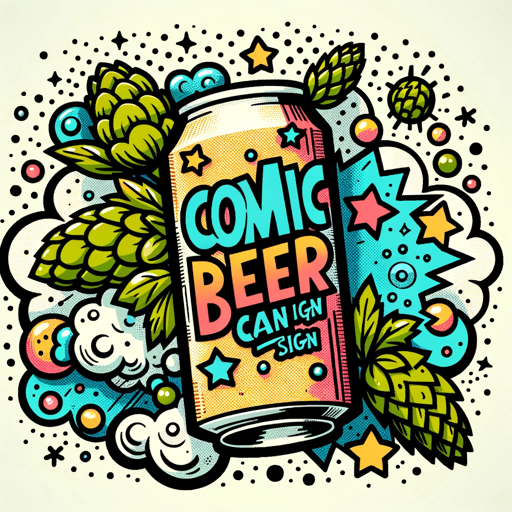 logo of Comic Beer Can Design on the GPT Store