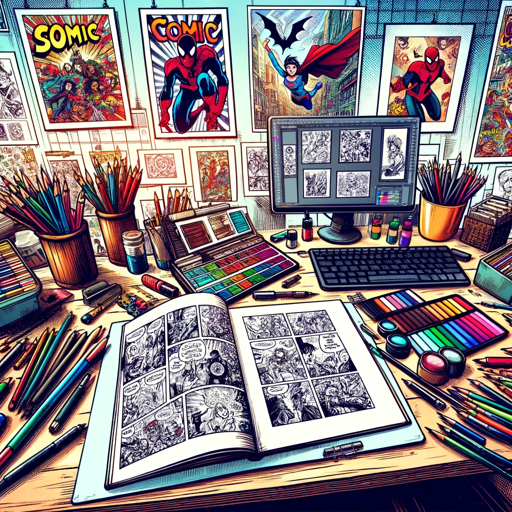 logo of Silent Comic Book Maker on the GPT Store
