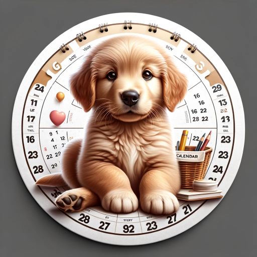 logo of Golden Retriever Puppy Smile Calendar on the GPT Store