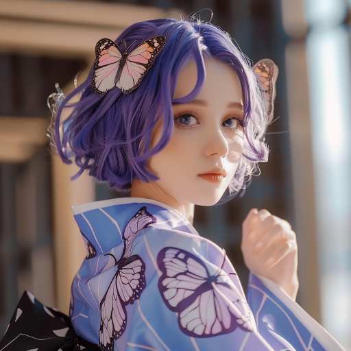 logo of MJ prompt Live action of anime characters on the GPT Store