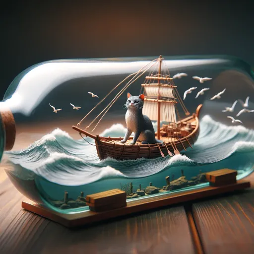 logo of ボトルシップ風イラスト作成 - Clip art of bottle ship style on the GPT Store
