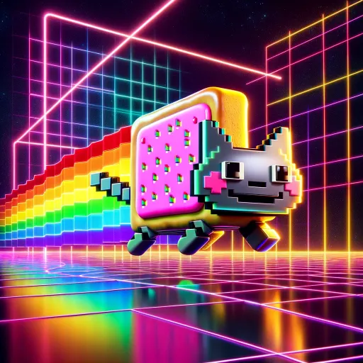 logo of Nyan Cat meme generator on the GPT Store