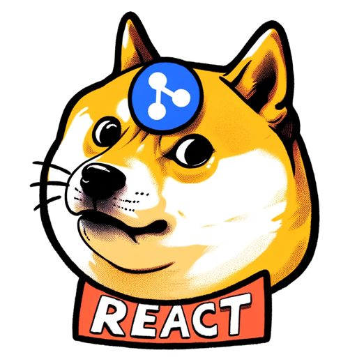 logo of Doge Magic React & NodeJS on the GPT Store
