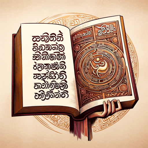 logo of Pali to Sinhala Translator on the GPT Store