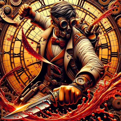 logo of Steampunk Murders, a text adventure game on the GPT Store