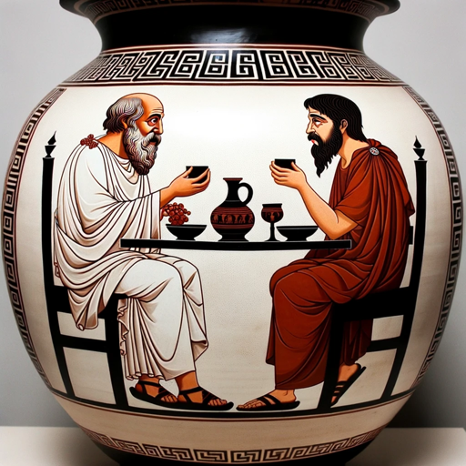 logo of Dining With Socrates on the GPT Store